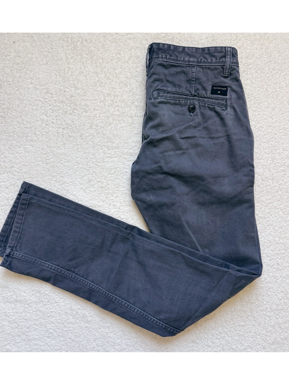Quiksilver Gray Khaki Pants